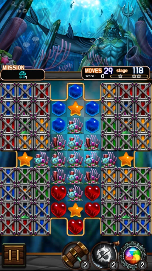 Jewel Poseidon : Jewel Match 3 screenshot